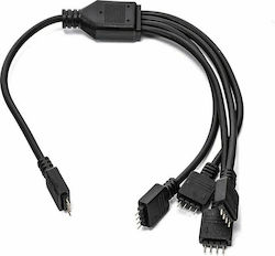 Ekwb EK-RGB 4-Way LED Splitter/Extension Cable Ekwb EK-RGB 4-Way LED Splitter/Extension Cable