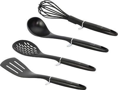 Berlinger Haus Plastic Cooking Utensil Set Black Black Silver Collection 4pcs