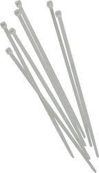 Pack of 100pcs Gray Plastic Cable Ties 200x3.6mm 03-920