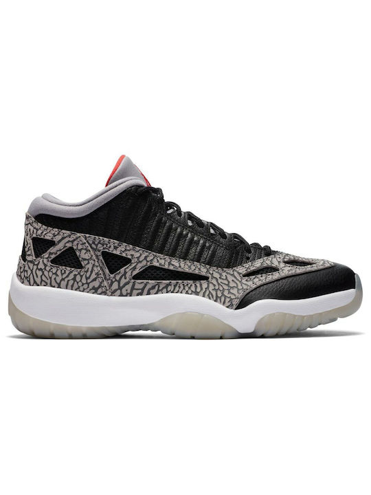 Jordan Air Jordan 11 Retro Low IE Ανδρικά Sneakers Black / Fire Red / Cement Grey / White