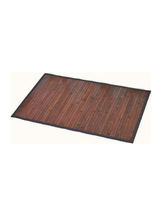 Aria Trade Πατάκι Μπάνιου Ξύλινο 7401160 Bamboo 50x80εκ.