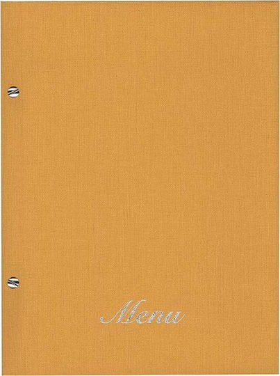 Next Menu Holder Made of PU Leather in Orange Colour 32x24 cm Nomad