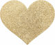 Bijoux Indiscrets Flash Heart Nipple Stickers Gold