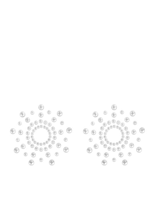 Bijoux Indiscrets Mimi Nipple Covers White Pearl