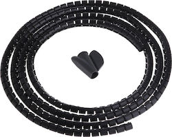 Com Cable Spiral Tubes 2m Black 1pcs