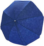 Summertiempo Foldable Beach Umbrella Diameter 2m Blue