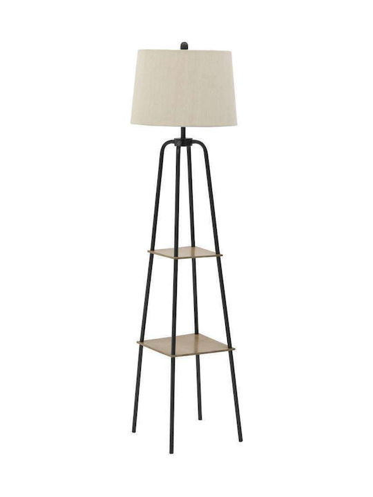 Click Floor Lamp H154xW40cm. Black