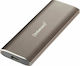 Intenso External SSD Professional USB 3.1 500GB M.2 Metallic Brown