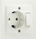 Single Power Socket White