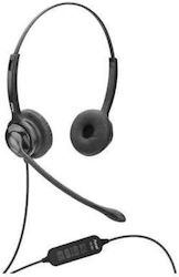 Axtel MS2 duo NC USB On Ear Multimedia Ακουστικά με μικροφωνο και σύνδεση USB-A