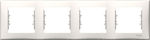 Schneider Electric Sedna Horizontal Switch Frame 4-Slots White SDN5800723