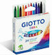 Giotto Crayons Set Cera 10cm 24 Colours