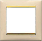 Legrand Valena Switch Frame 1 Position Vertical Installation in Gold Color 774151