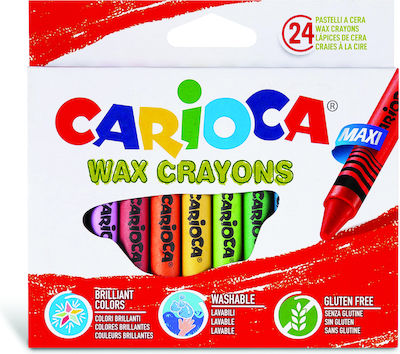 Carioca Maxi Crayons Set 24 Colours