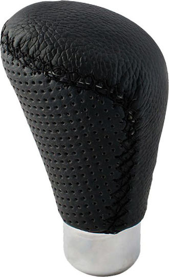 Autoline Shift Knob Onyx Leather Soft Speed Universal Black
