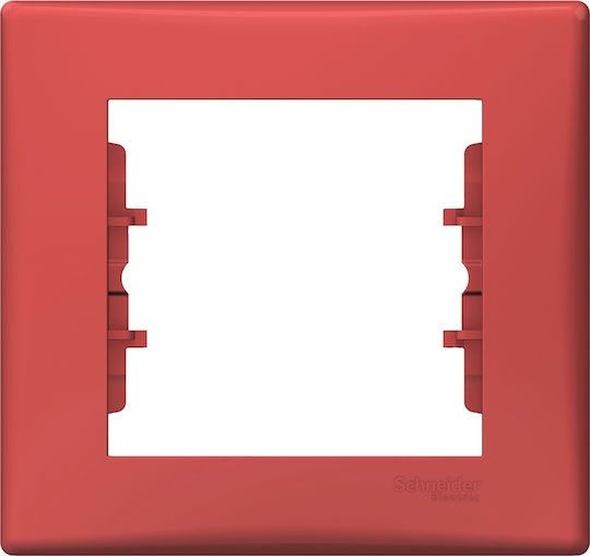 Schneider Electric Sedna Vertical Switch Frame 1-Slot Red SDN5800141