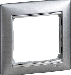 Legrand Valena Switch Frame 1 Position Vertical Installation in Silver Color 770331