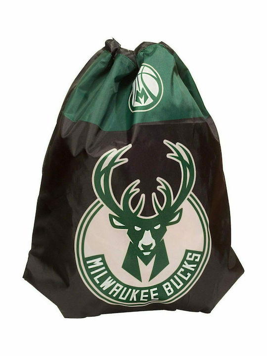 Gim NBA Milwaukee Bucks Παιδική Τσάντα Πουγκί Πράσινη