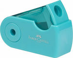 Faber-Castell Sleeve Plastic Pencil Sharpener Blue