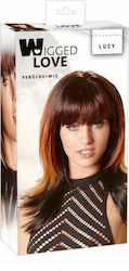 Wigged Love Чопи Черен Парик Highlight Role Play