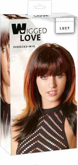 Wigged Love Choppy Black Wig Highlight Role Playing Wigs