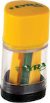 Lyra Temagraph Plastic Pencil Sharpener Yellow with Eraser