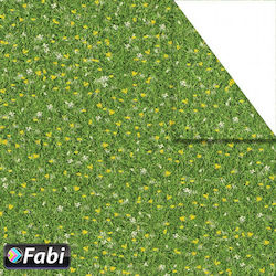 Fabi Cardboard Double Sided Green Λιβάδι 300gr 50x70cm