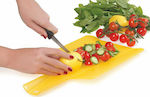 Rectangular Plastic Chopping Board Yellow 38x21cm