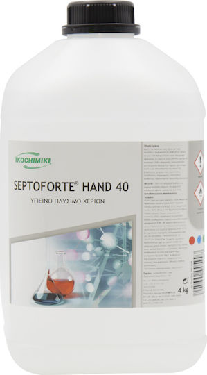 Ikochimiki Septoforte Hand 40 Kommerzielle Handreiniger mit Antiseptischer Wirkung 4lt