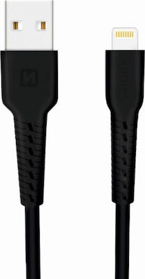 Swissten USB-A to Lightning Cable Black 1m (SW71505540)