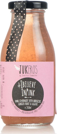 Jukeros I Believe in Pink Λεμονάδα Χωρίς Ανθρακικό & Ζάχαρη σε Φιάλη 260ml