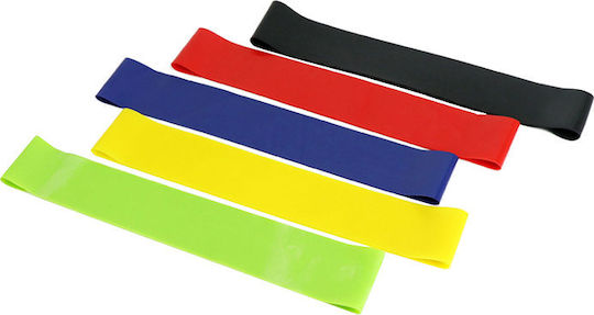 MotivationPro Loop Resistance Bands Set 5pcs Multicolour