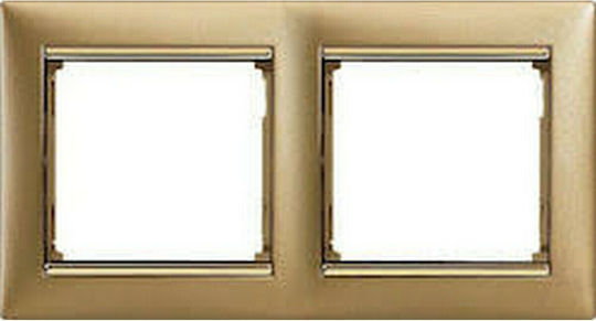 Legrand Valena Switch Frame 2 Positions Horizontal Installation in Gold Color 770302