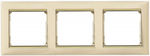 Legrand Valena Horizontal Switch Frame 3-Slots Gold 774153