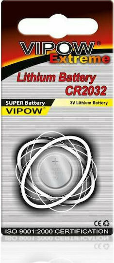 Vipow Extreme Batterie Lithium für Uhren CR2032 3V 1Stück
