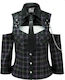 Rimba Kalista Teachers Pet Tartan Shirt Τοπ Black