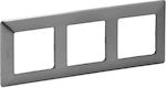 Legrand Valena Life Switch Frame 3-Slots Silver 754153