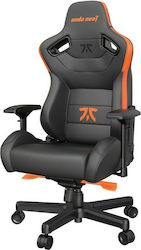 Anda Seat AD12XL V2 FNATIC Edition Καρέκλα Gaming Δερματίνης με Ρυθμιζόμενα Μπράτσα Μαύρη