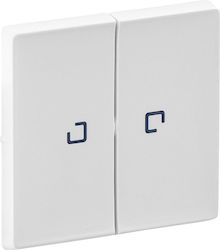 Legrand Valena Life Lichtschalterplatte Doppelw...