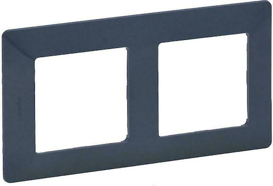 Legrand Valena Life Switch Frame 2 Positions Vertical Installation in Blue Color 754092
