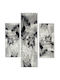 Balsan 7449 Σετ Μοντέρνα Χαλιά Κρεβατοκάμαρας Estia Estia Black 7449 3τμχ