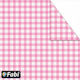 Fabi Cardboard 14560 Double Sided Pink Καρό 50x...