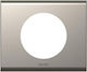 Legrand Celiane Switch Frame 1 Position Vertical Installation in Silver Color 069111
