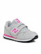 New Balance Kinder-Sneaker mit Klettverschluss Gray