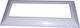 Eurolamp Ferrara Switch Frame 4 Positions Horizontal Installation in White Color 160-56323