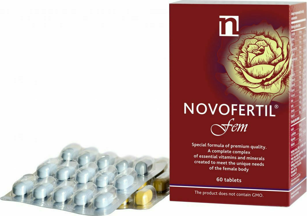Novofertil Fem 60caps (Συμπλήρωμα Διατροφής για την Υποστήριξη της Γυνακείας Υγείας)
