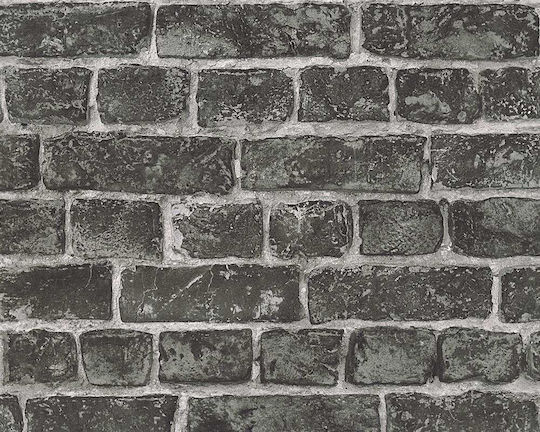 Ταπετσαρία Τοίχου Wood Stone Βινυλίου Γκρι 1005x53cm Πλενόμενη Ταπετσαρία Τοίχου Wood Stone Βινυλίου Γκρι 1005x53cm Πλενόμενη