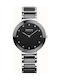 Bering Time Ceramic Crystals Watch with Black Ceramic Bracelet