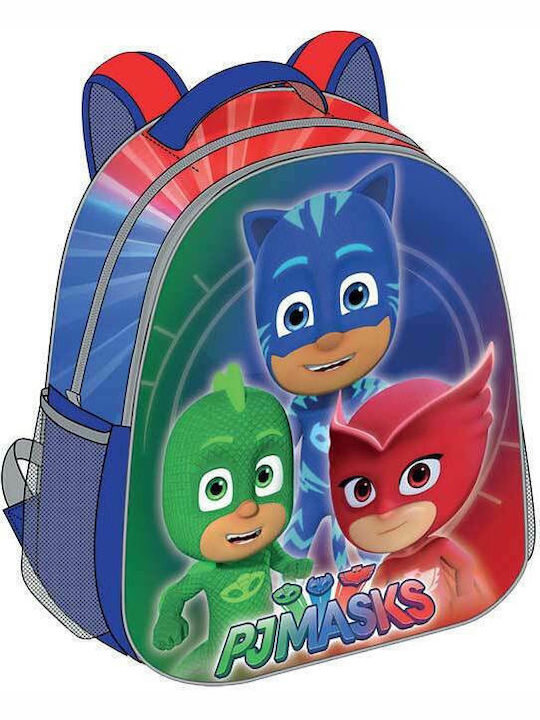 Διακάκης Pj Masks Σχολική Τσάντα Πλάτης Νηπιαγωγείου Πολύχρωμη