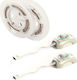 Eurolamp Waterproof LED Strip Power Supply 12V RGB Length 2x1.5m and 30 LEDs per Meter with Motion Sensor SMD5050